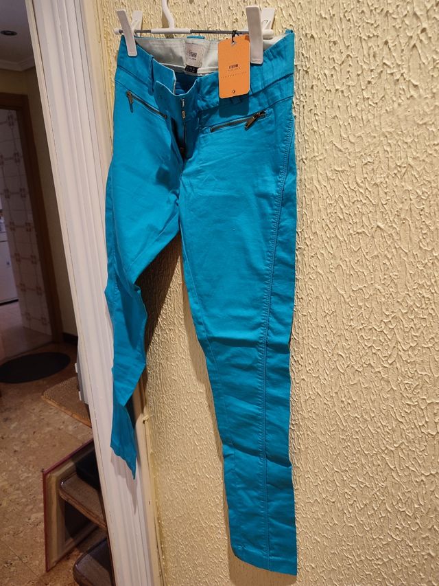 Pitillos turquesa -talla S