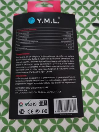 Auricolari Y.M.L. bianchi