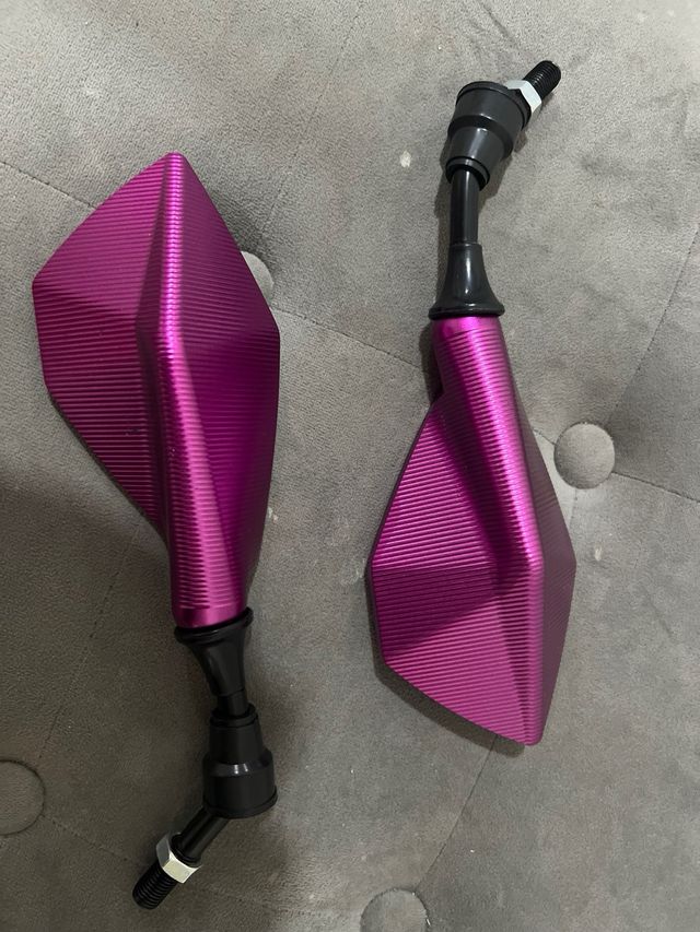 Espejos retrovisores moto - Rosa
