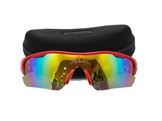 GAFAS DE SOL SPIUK JIFTER ROJO CRISTAL TORNASOL + FUNDA