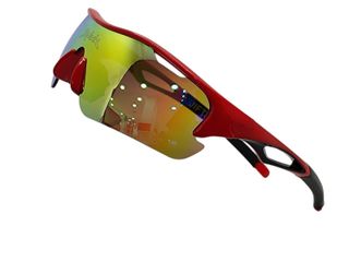 GAFAS DE SOL SPIUK JIFTER ROJO CRISTAL TORNASOL + FUNDA