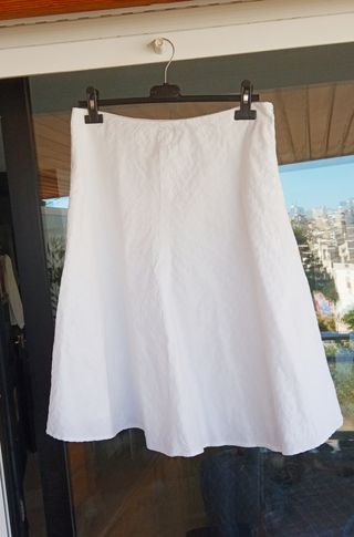 Falda Liz Clairborne blanca T.40