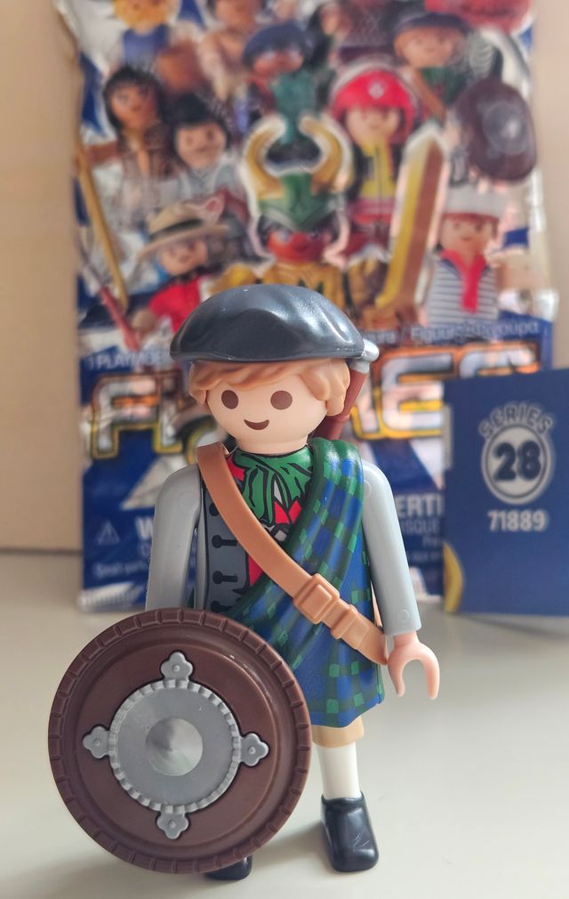 Guerrero Escocés serie 28 Playmobil NUEVO