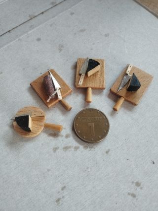 Miniaturas de quesos y embutidos 