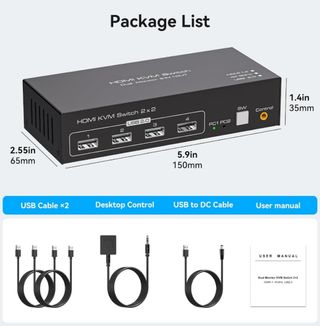 Switch HDMI KVM 2x2