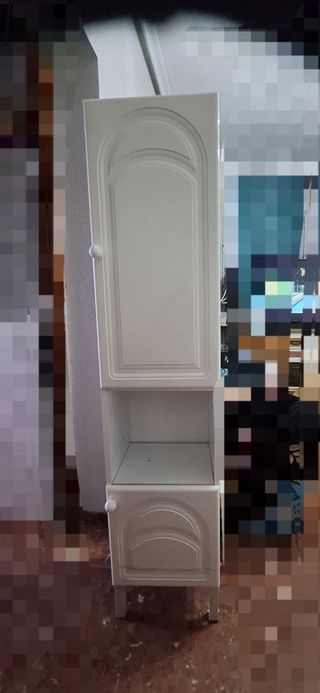 Mueble baño blanco - Auxiliar