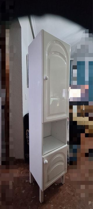 Mueble baño blanco - Auxiliar