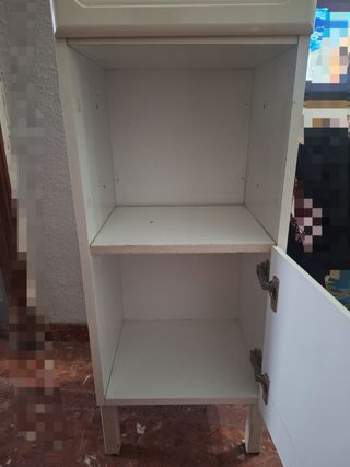 Mueble baño blanco - Auxiliar