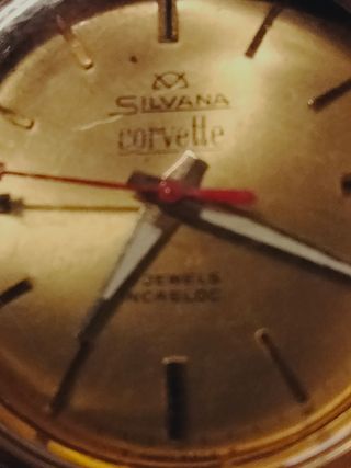Reloj Silvana Corvette antiguo UNICO