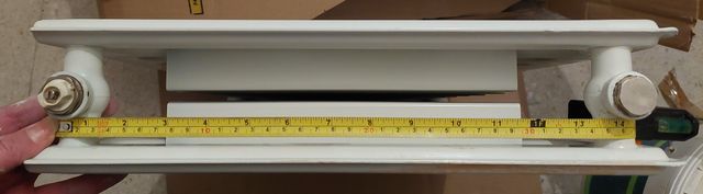 Radiador aluminio 80cm blanco