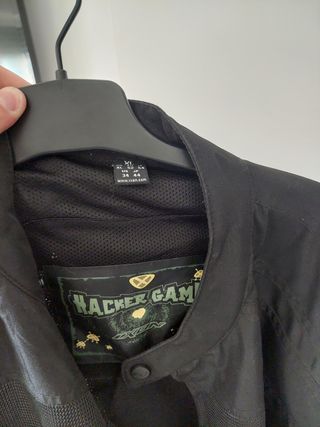 Chaqueta moto verano negra IXON