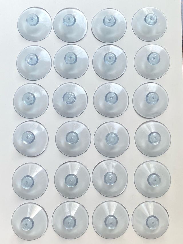 20 ventose trasparenti