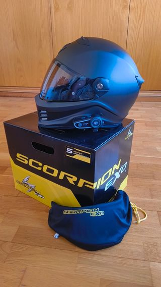 Casco XS Scorpion Exo Covert-FX Negro Mate