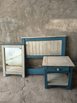 Conjunto dormitorio vintage