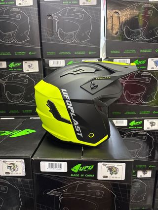 Casco moto XL trial jet ufo