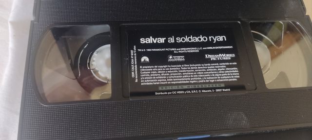 VHS Salvar al Soldado Ryan