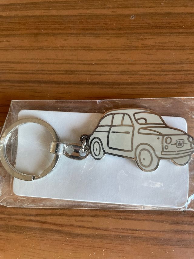 Portachiavi Fiat 500 in metallo