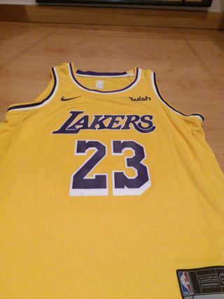 Camiseta Lakers Nike Amarilla - 23