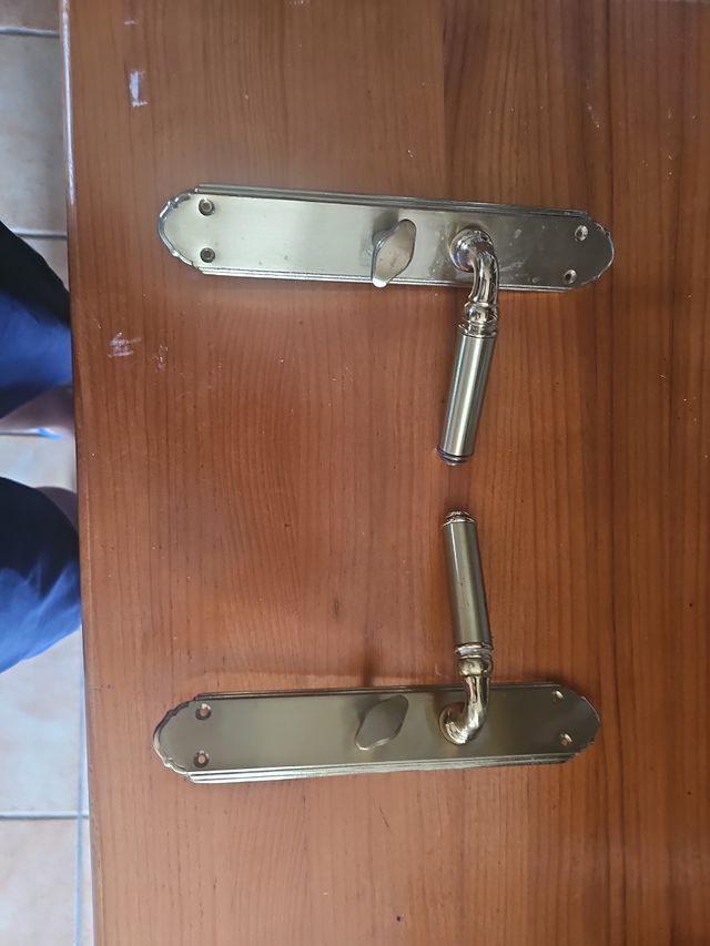 6 set di maniglie per porte - Oro