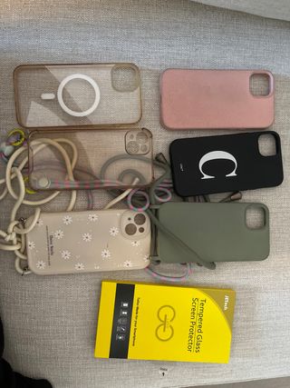 Pack de 6 Fundas iPhone 14 Plus + Protector