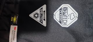 Cazadora moto Bering negra, talla M.