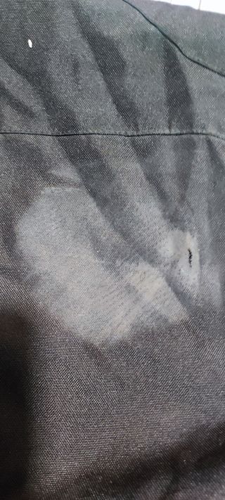 Cazadora moto Bering negra, talla M.