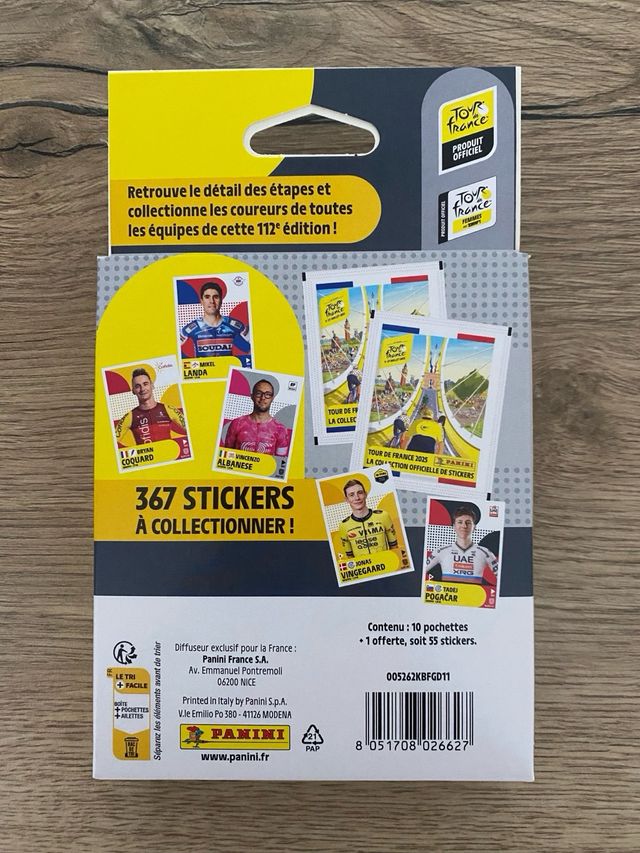 Faltas Cromos Tour de Francia 2025 Panini