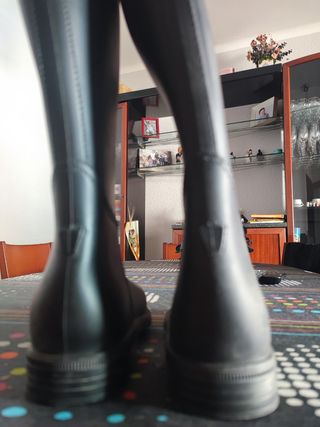 Botas equitación altas negras talla 39