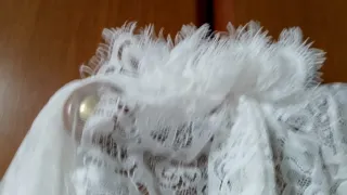 Velo novia blanco - encaje de 2.5 M.