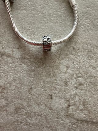 Clip bracciale argento - cuori