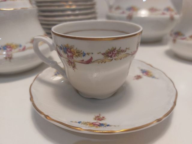 Juego café porcelana 12 servicios