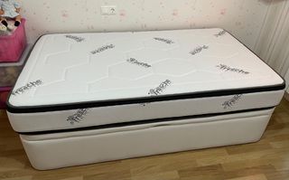 Canapé abatible 105cm blanco