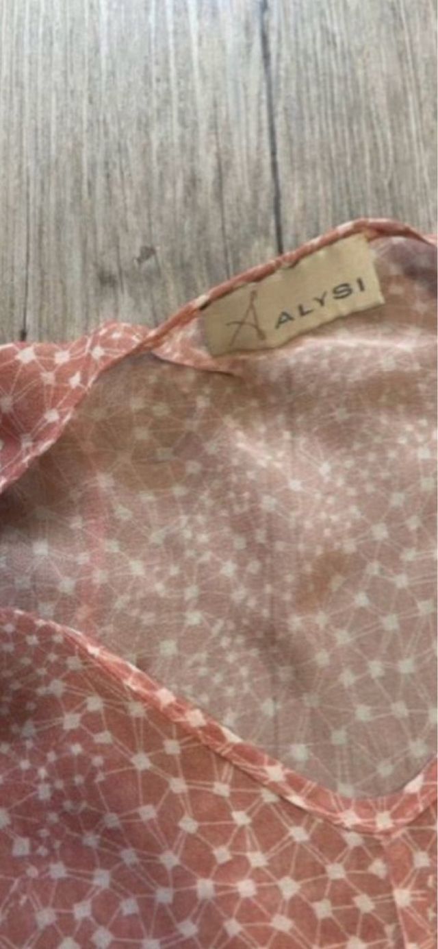 Conjunto seda rosa - Pantalón y camisa