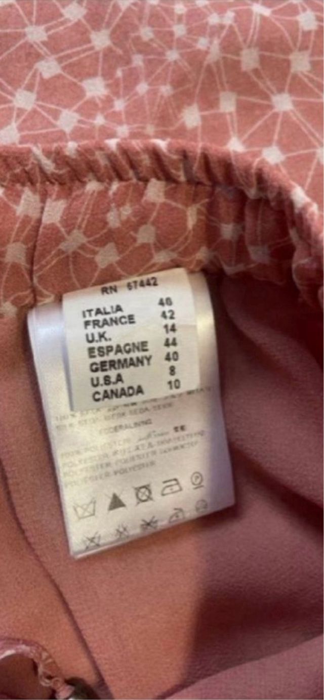 Conjunto seda rosa - Pantalón y camisa