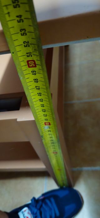 Mesa centro elevable marrón