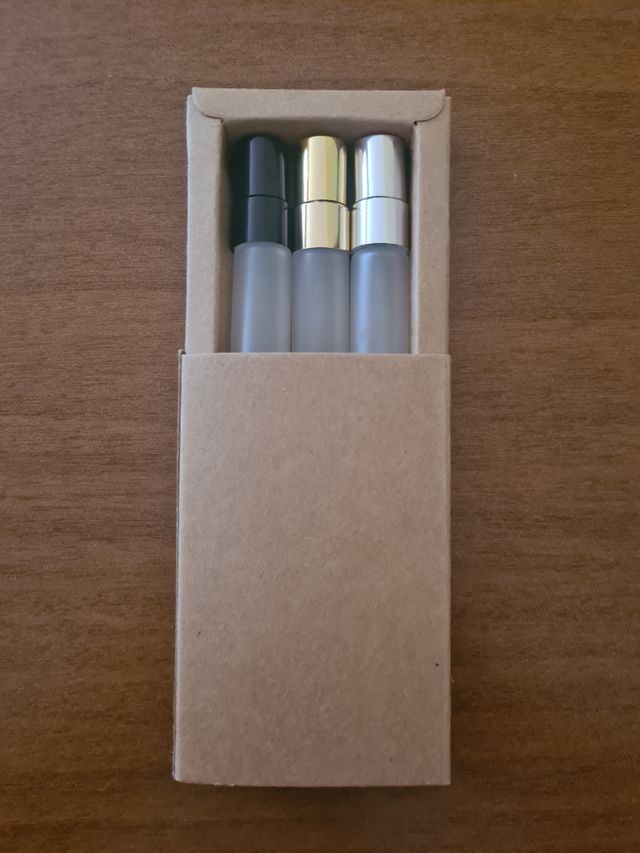 Box profumi uomo artigianale 3x5ml – vari stili