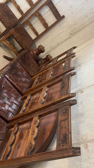 Juego de sillas de madera - 4 sillas