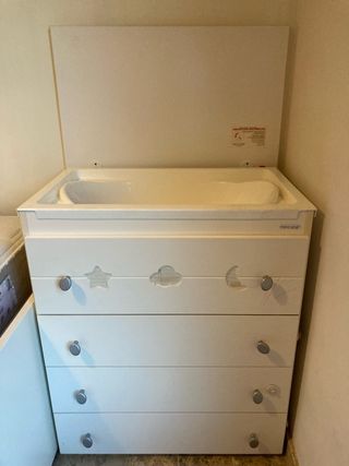 Mueble cambiador Micuna c/bañera