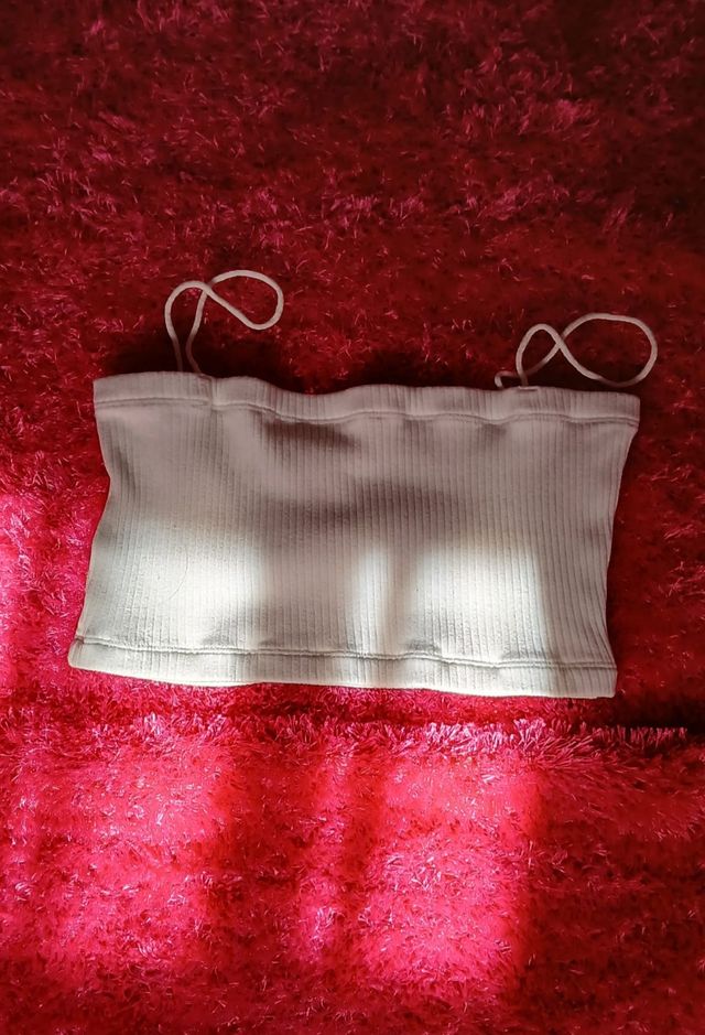 Top Cropped Branco - Tamanho XS