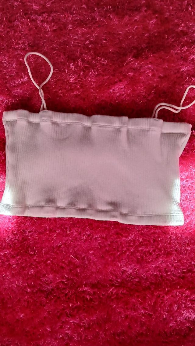 Top Cropped Branco - Tamanho XS