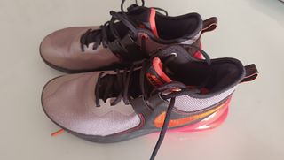 Zapatillas Nike Gris-Rojo Air Max Impact