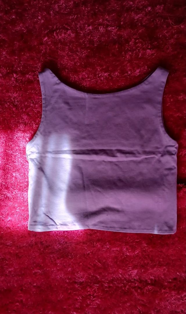 Top Cropped Roxo
