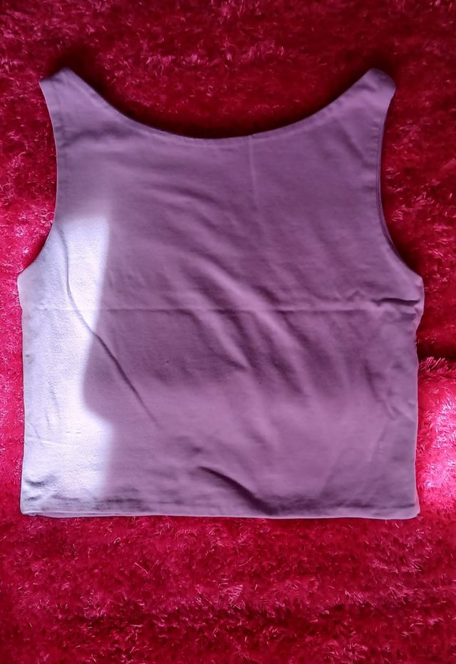 Top Cropped Roxo