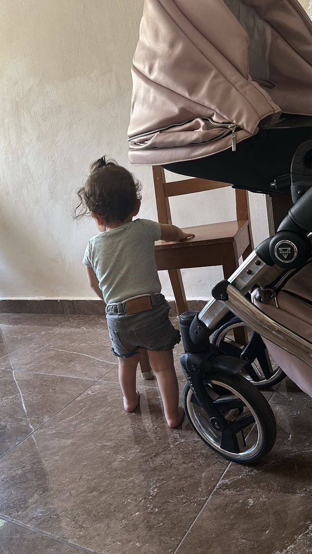 Silleta Junama bebé rosa