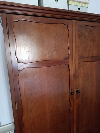Armario colonial madera 2 puertas