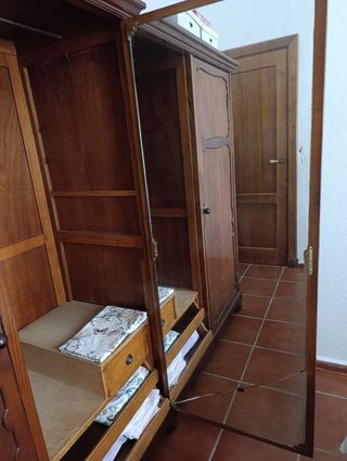 Armario colonial madera 2 puertas