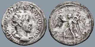 Moneda Romana Plata Trajano Decio
