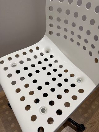 Silla giratoria Ikea blanca