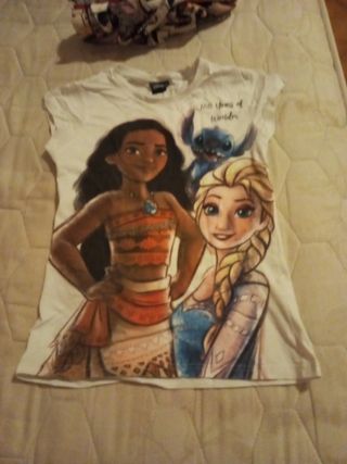 Maglia Disney Moana, Elsa & Stitch Tg S