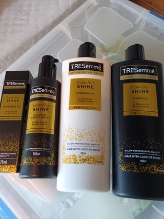 TRESemmé Lamellear Shine: Champú, acondicionador, 